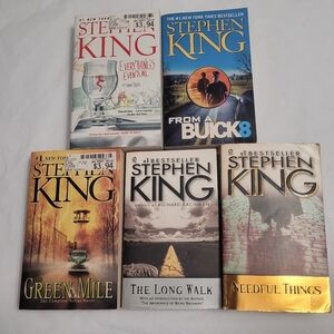 Vintage Stephen King Mass Market Paperbacks  Lot Of 5